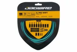Jagwire 2x Pro Shift Kit Celeste Blue