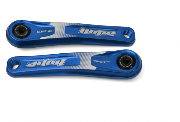 Bielas Hope Evo E-Bike ISIS Azul 1 Bielas Hope Evo E-Bike ISIS Azul