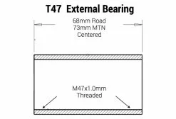 Praxis Works M30 T47 68 / 73mm Carretera / MTB Estuche Atornillado -Bielas Ventas 13648245e2b10ffb21b61.82606747
