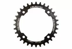 Burgtec E-Bike Plato 104mm Ancho Estrecho 12V (Roscado) Negro