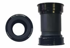 Cyclingceramic CyclingCerámica BB386 Sram DUB Press Kit Negro