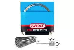 Cable De Transmisión Elvedes 3000mm 1x19 Inoxidable Ø1 1mm Con Cabezal N Ø4x4