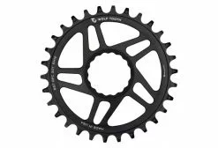 Wolf-tooth Plato De Montaje Directo Wolf Tooth Para Race Face Cinch Boost 3 Mm Drop-Stop ST Para Shimano HyperGlide + 12S Negro