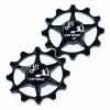 JRC Components Ruedas Jockey De 12T Estrechas Y Anchas Para Sram Negras