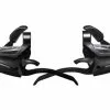 Shimano MANETTE DERAILLEUR PAIRE VTT 3x8V PUSH/PULL + LEVIERS EF500 ESTEF5004PV8A3.