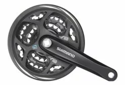 Juego De Bielas Shimano Altus MT311 3 X 7 / 8v - 42/32/22 Dientes Negro