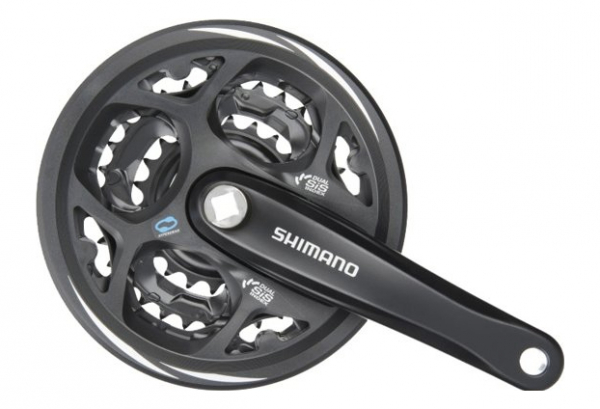 Juego De Bielas Shimano Altus MT311 3 X 7 / 8v - 42/32/22 Dientes Negro 1 Juego De Bielas Shimano Altus MT311 3 X 7 / 8v - 42/32/22 Dientes Negro