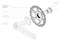 Hope E-Bike Narrow Wide Chainring For Shimano Drives Black -Bielas Ventas 218560661bc749c0a7503.44112279