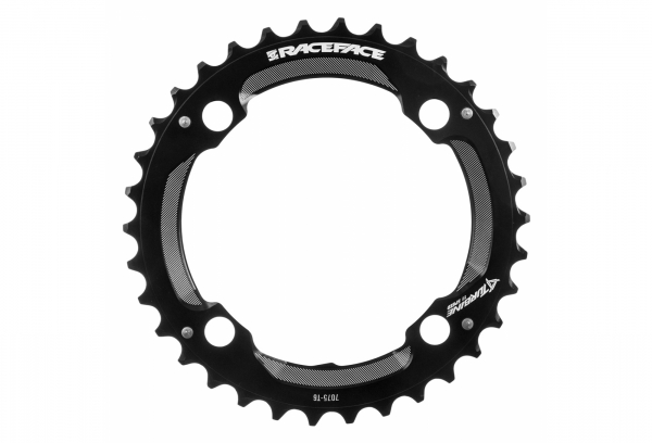 RACE FACE Turbine External Chainring 104mm Black 1 RACE FACE Turbine External Chainring 104mm Black