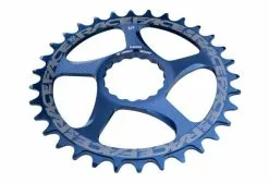 Race Face RaceFace Cinch - Enganche De Montaje Estrecho Ancho Azul