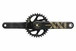 Sram XX1 Eagle DUB Boost Montaje Directo Bielas 34t (BB No Incluido) - Dorado