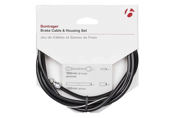Juego De Cable Y Caja De Freno De Carretera Y BTT Bontrager Negro 1 Juego De Cable Y Caja De Freno De Carretera Y BTT Bontrager Negro
