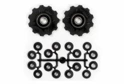 Elvedes Jockey Wheels X10 Kit With Spacers Black