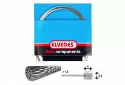 Elvedes Gear Cable 2250 1x19 Stain 1.1 With Head 4x4