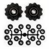 Elvedes Jockey Wheels X2 Kit With Spacers Black