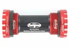 Caja De Pedalier Hope De Acero Inoxidable - 68/73mm Rojo